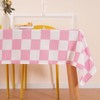 Ohocut Checkered Table Cloth Rectangle Table, Classic Checkerboard Tablecloth for
