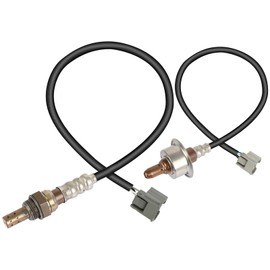 QIJIAUTO 2PCS Upstream Downstream Oxygen Sensors 234-4534 234-9127 226A01KT0A Compatible for Nissan Micra Versa 1.6L 2012-2017, Replace 2344534 2349127 226935AA0AB