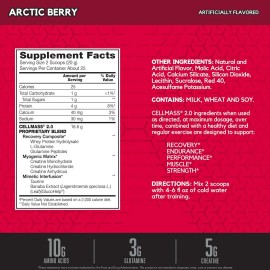 Creatina Bsn Cellmass Post Entrenamiento 495 Sabor Artic Berry