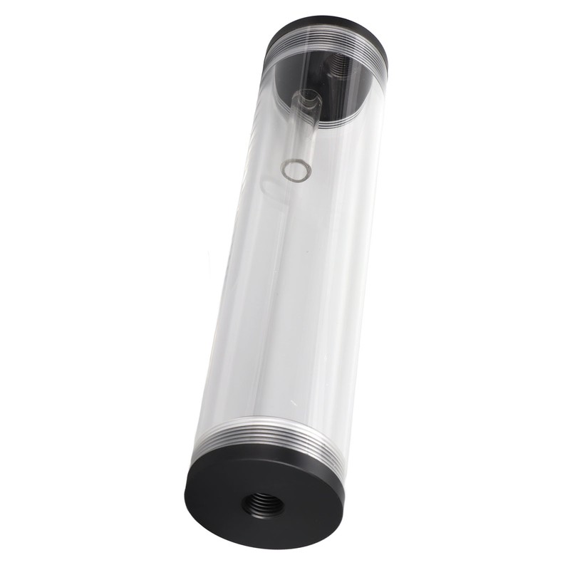 Water Cooling Reservoir 210mm/8.3in Length Acrylic Plastic Material 3 Holes