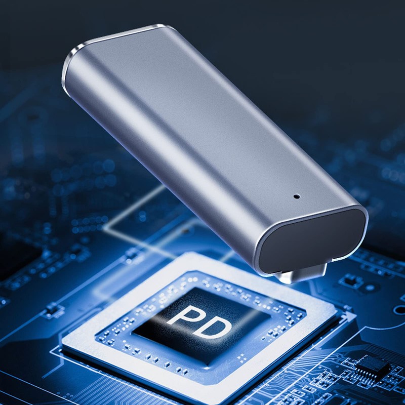 Usb C Magnetic Adapter, Aluminium Alloy T Tip 5A PD