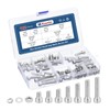 Kozelo 122pcs M6 Socket Head Cap Screws Bolts Nuts Assortment