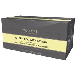 Taylors of Harrogate Green Tea with Lemon, Individually Wrapped Bags, 100 Count (Pack of 1), Citrussy, Mellow and Light, Caffeinated, Enjoy Hot or Iced, 100 Teabags