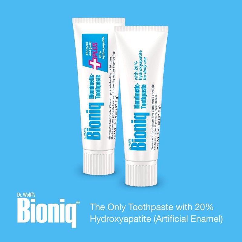 Bioniq Classic - 20% Hydroxyapatite Toothpaste, bioHAP and Fluoride Free