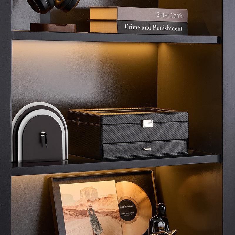ProCase 12 Slot Watch Box for Men, Jewelry Organizer Box