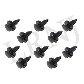 LAND ROVER BLACK PLASTIC RIVET FOR BODY TRIM SERVICE KIT - OEM PART# ANR2224 PACK OF 10