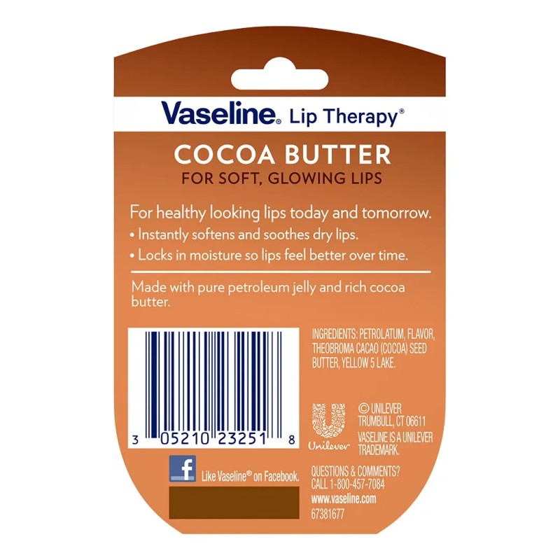 Vaseline Lip Care Cocoa Butter Mini Jar