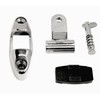 Pair of Stainless Steel 316 Boat Swivel Deck Hinge withQuick