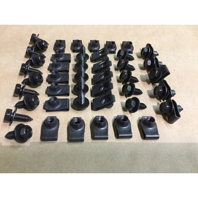 Auveco Fender Bolts & U Nuts 5/16-18 x 7/8" x