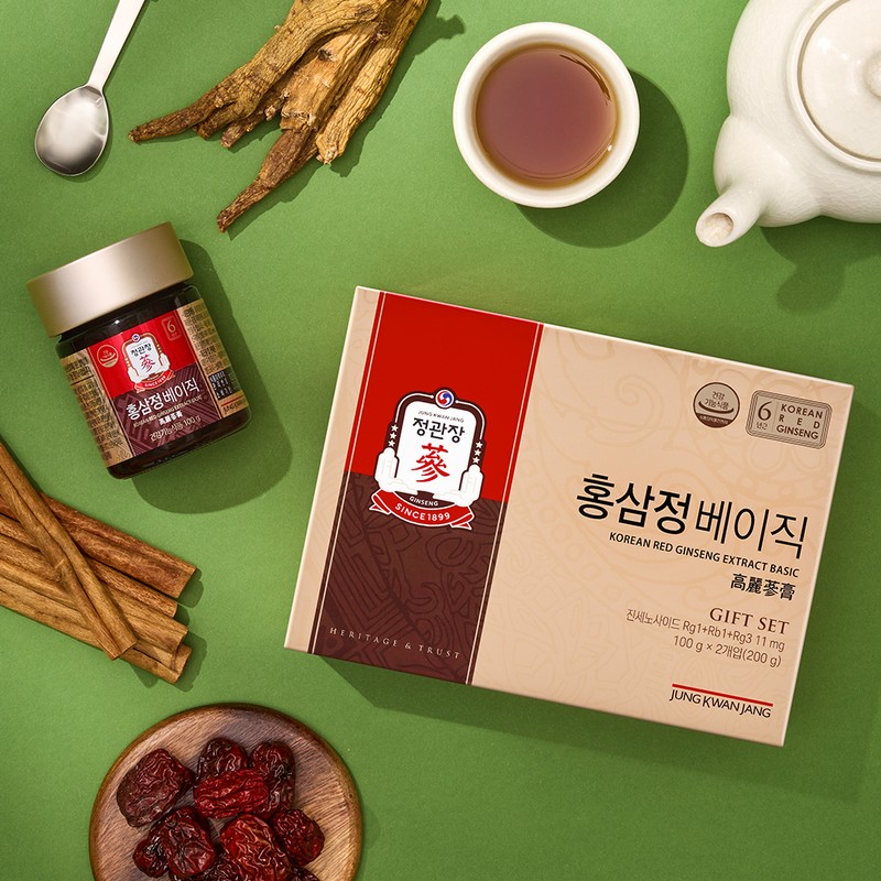 Jeonggwanjang CheongKwanJang Red Ginseng Extract Basic 100g 2 packs, wrapped