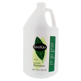 ShiKai Everyday Gentle Cleansing Shampoo (1 Gallon) | Extra Mild, Gentle, Low Detergent Formula | With Aloe Vera for Healthy, Shiny Hair