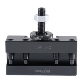 (BXA, 1.6cm ) - Accusize Industrial Tools Style Bxa Boring, Turning and Facing Holder, for 1.6cm Turning Tools, Quick Change Tool Holder, Style 2, 0250-0202