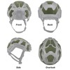 Qavctw 11pcs Tactical Helmet Velcro Set Helmets Magic Sticker DIY