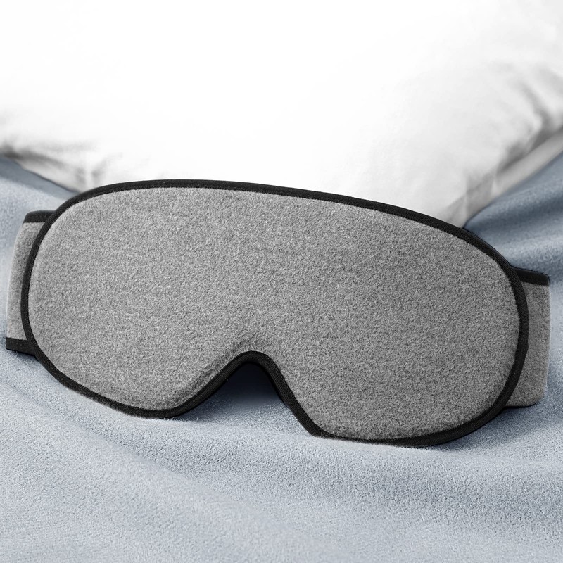 INNELO Cotton Sleeping Mask for Side Sleepers, Improved 3D Light