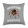 Mexican Red Knee Tarantula Whisperer Throw Pillow