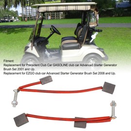 Electric Motor Brush, 2 Piece Starter Brush Set 103347301, Heavy Duty Generator Brush Replacement EZGO