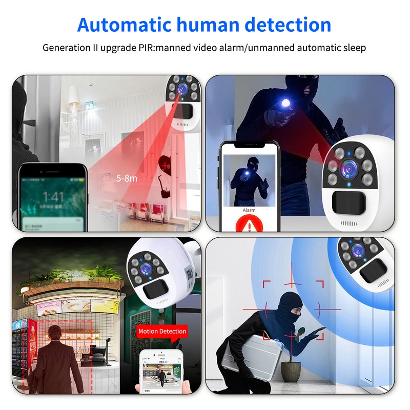 1080P Solar Powered Camera Smart WiFi Camera Solar Security Camera