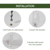 votuyet 20Pcs 5mm-3/4"Clear Cabinet Shelf Clips,which can be Used for