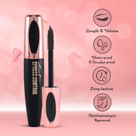 Secret Xpress Control 4D Silk Fiber Lash Mascara, Lengthening and Thick, Volu...