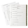 Theme Ring Binder with Tabs / Dividers - Mini Jobber