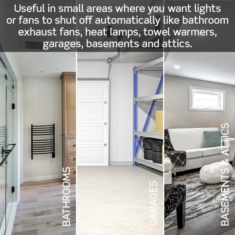 Leviton 15 Amp Decora Countdown Timer Switch White Easy Install