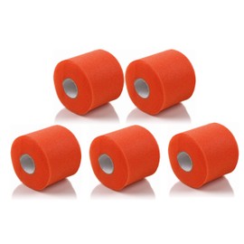 Howies Hockey Athletic Pro Grade Sports Pre-Wrap Tape - 5 Rolls - Orange