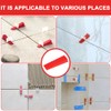 Lvjkes 100 Pieces Tile Wedges, Plastic Tile Levelling System for