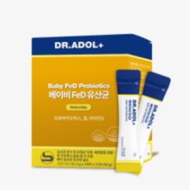 Doctor Adol Dr. Adol Baby Baby Lactobacillus Vitamin D Powder Stick 30 Packets / 닥터아돌 베이비 아기 유산균 비타민D 분말 스틱 30포