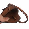TOURBON Leaher Axe Head Sheath Protect Cover with Leather Adjustable