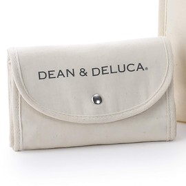 Dean & Deluca Shopping Bag, Natural, Eco Bag, Foldable, Lightweight, Compact, My Bag, 16.9 x 14.6 x 5.5 inches (43 x 37 x 14 cm)