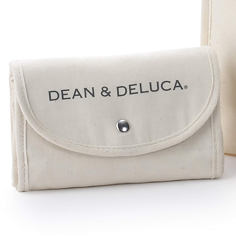Dean & Deluca Shopping Bag, Natural, Eco Bag, Foldable, Lightweight,