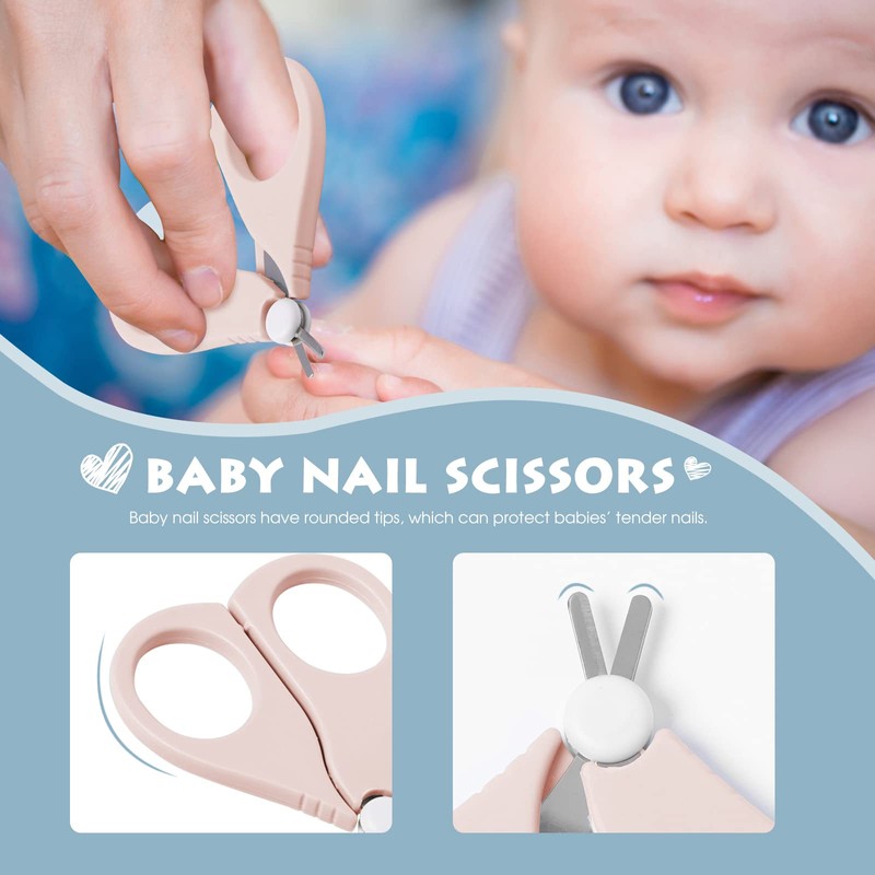 Baby Nail Clippers Set for Newborn,Infant Nail kit for New