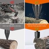Wood Splitter Screw Cone, Split Wood Cone, Drill Cone, Wood