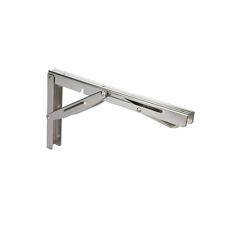 SeaLux Stainless Steel Folding Shelf Bracket Heavy Duty Wall Mounted