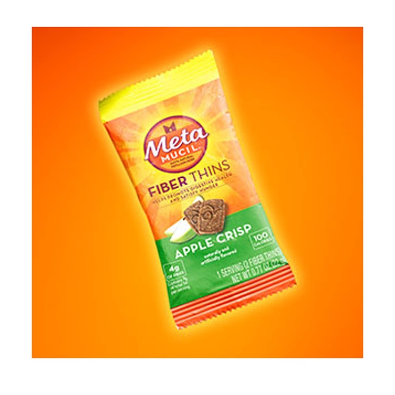 Metamucil Fiber Wafers Apple Crisp Packets, 1 ea