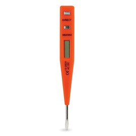 PARENCE. - 12-250V LCD Electronic Voltage Tester - Accurate Diagnostic Tool for Electricians and DIY Enthusiasts