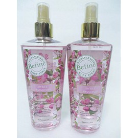 BEFINE BODY SPRAY SWEET PASSIONS REFRESHING BODY MIST 9 OZ (Lot of 2)