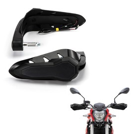 Dirt Bike Handguard,7/8'' 22MM Handgrip Windproof Hand Protect Shield With LED Light For Motorcycle ATV UTV Scooter Cafe Racer Handlebar End