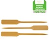 CANAPE KING Wooden Bamboo Skewers - 100Pcs Disposable Natural Bamboo