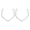 X AUTOHAUX Pack of 2 Car Intercooler Hose Pipe Retaining
