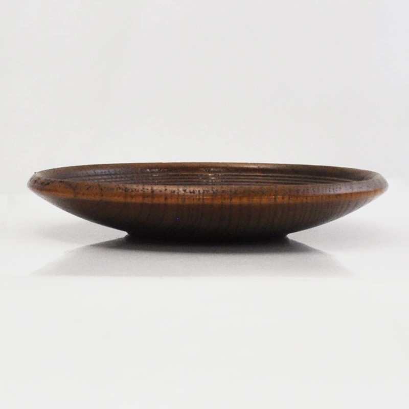 Ishida 67601 Sentubuu Wooden Tea Saucer, 4 Inches