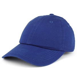 Trendy Apparel Shop Gorra de béisbol de algodón no Estructurado con Ajuste pequeño para Ropa de Moda, Royal, Talla única