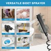 M METERXITY Handheld Bidet Sprayer, 1-In-2-Out Bidet Attachment for Toilet,