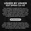 Usher By Usher For Men, Eau De Toilette Spray, 3.4-Ounce