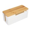 Cable Management Box Stylish Extension Socket Cord Organizer Box with