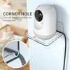 Liboer Small Wall Mount Floating Shelves 2 PCS Monitor Wall
