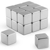 Poppstar 20 Mini Cube Magnets, Strong (10 x 10 x