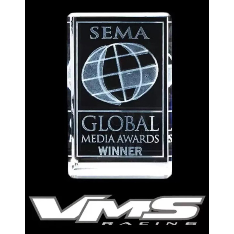 VMS RACING CHROME UNIVERSAL DUMMY FAKE RACING HOOD PIN APPEARANCE