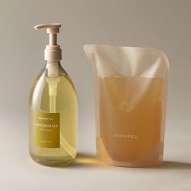 Aromatica Mild acidic body wash that energizes skin with 7 vitamins.
