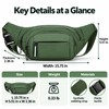 Running Waist Bag with Zippered Pockets – Slim Travel Money